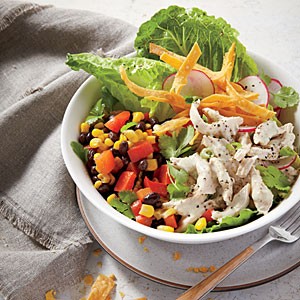 Chicken taco salad