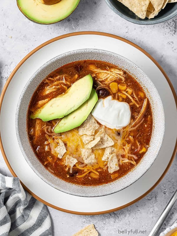 Chicken taco soup