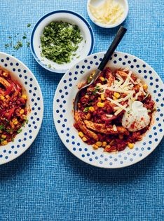 Chicken taco-style rice pot