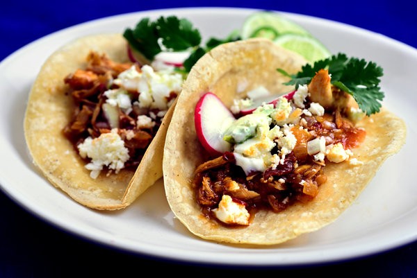 Chicken tacos with chipotle