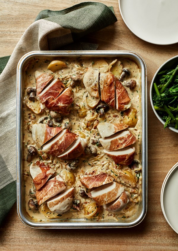 Chicken tartiflette
