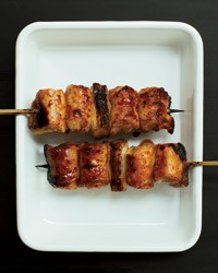 Chicken thigh yakitori