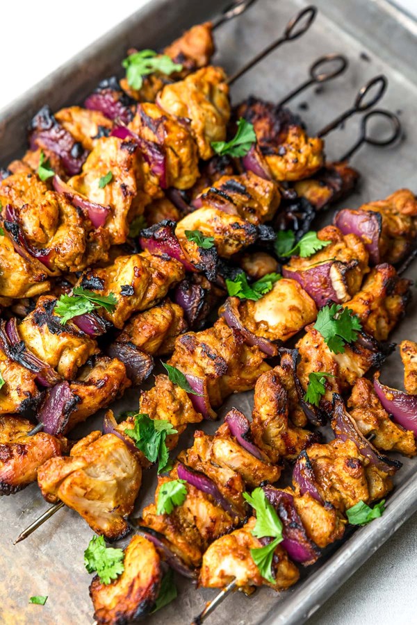 Chicken tikka kebab