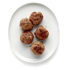 Chicken "tikka masala" meatballs