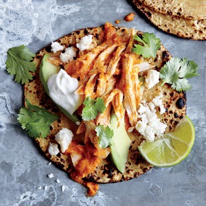 Chicken tinga tacos