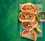 Chicken tinga tacos