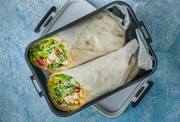 Chicken, tonnato and bean wrap