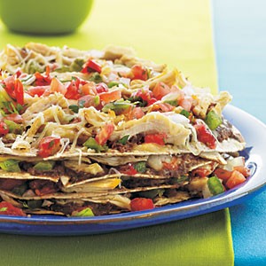 Chicken-tortilla pie