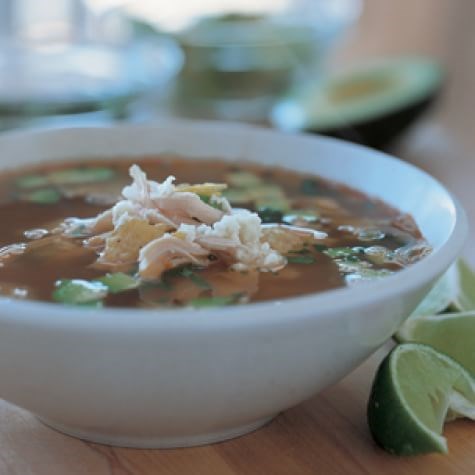 Chicken-tortilla soup