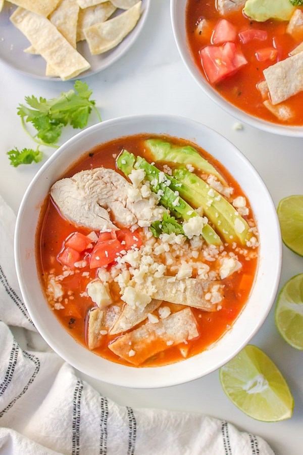 Chicken tortilla soup
