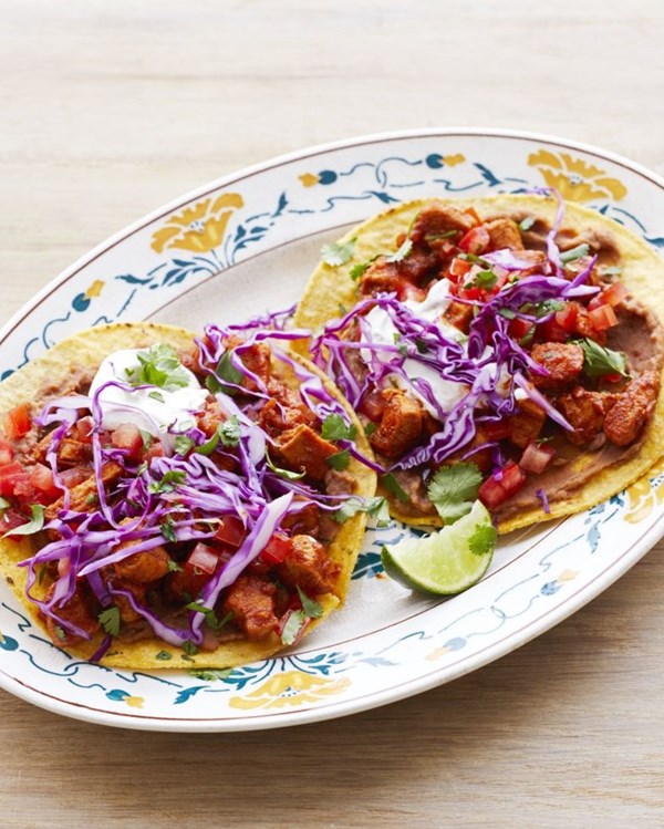 Chicken tostadas