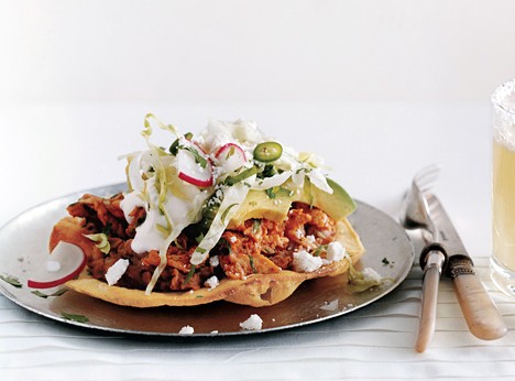 Chicken tostadas