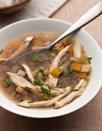 Chicken, vegetable & barley broth