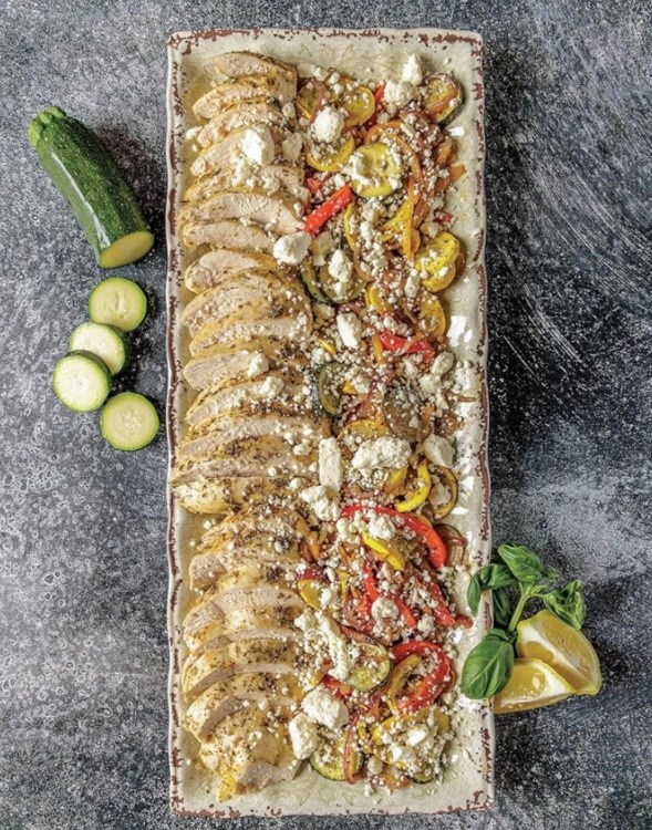 Chicken veggie bake
