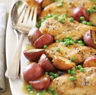 Chicken Vesuvio
