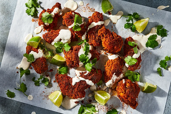 Chicken wings for halal cart fans