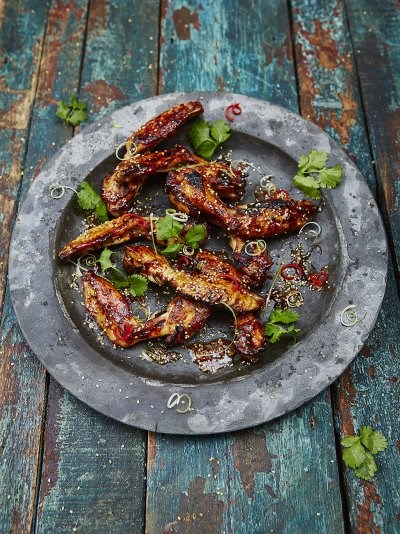 Chicken wings Gangnam-style