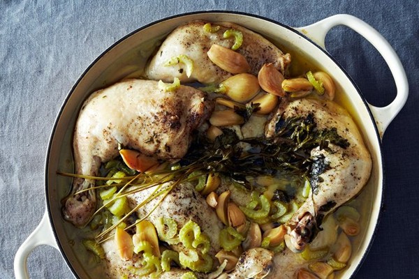 Chicken with 40 cloves of garlic
