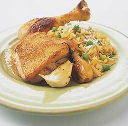 Chicken with 40 cloves of garlic