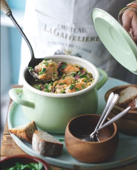 Chicken with beans one-pot wonder