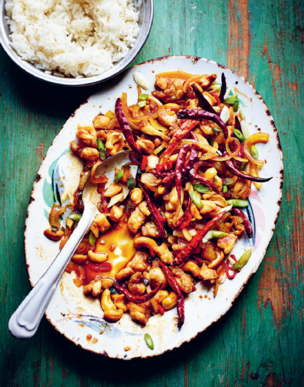 Chicken with cashews