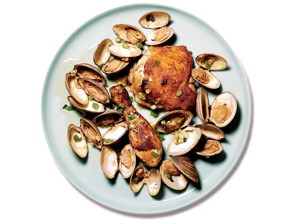 Chicken with clams