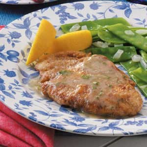 Chicken with lemon sauce
