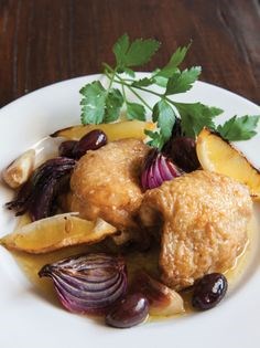 Chicken with lemons