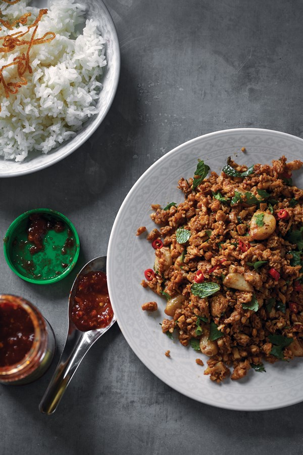 Chicken with mint