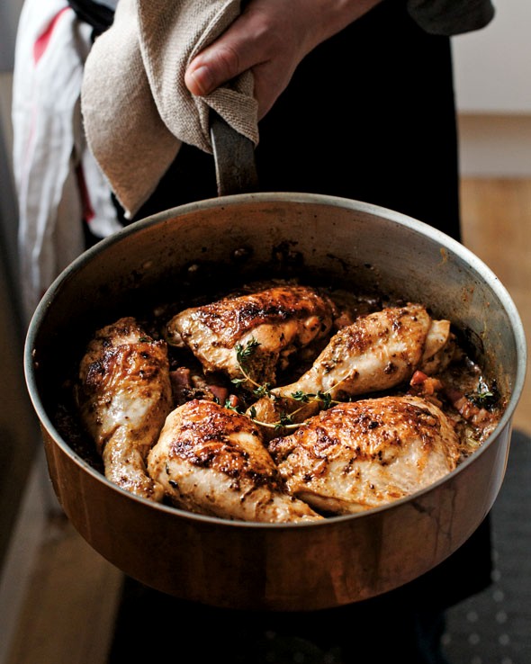 Chicken with mustard 