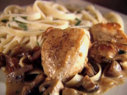 Chicken with mustard mascarpone Marsala sauce