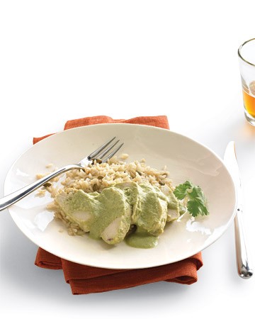 Chicken with pumpkin-seed mole