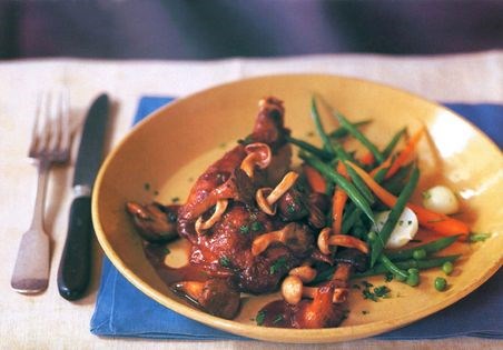 Chicken with red wine sauce best, albeit more complicated method