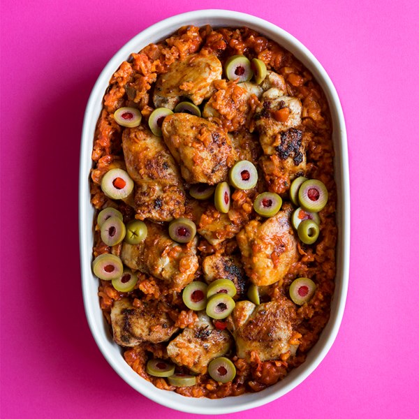 Chicken with rice (Arroz con pollo)