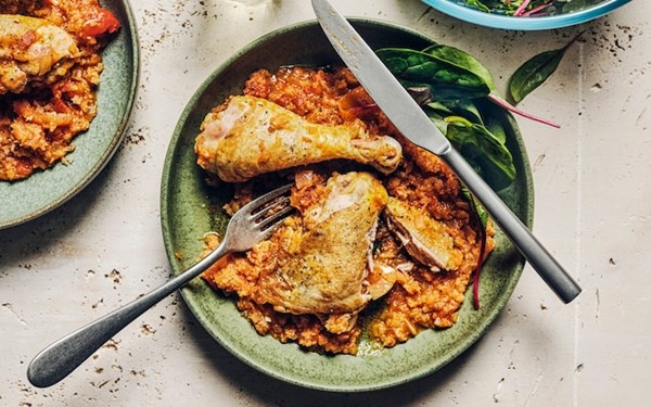 Chicken with sherry and picada 