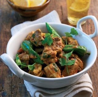 Chicken with stir-fried spices