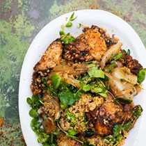 Chicken with sumac and couscous