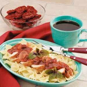 Chicken with sun-dried tomatoes