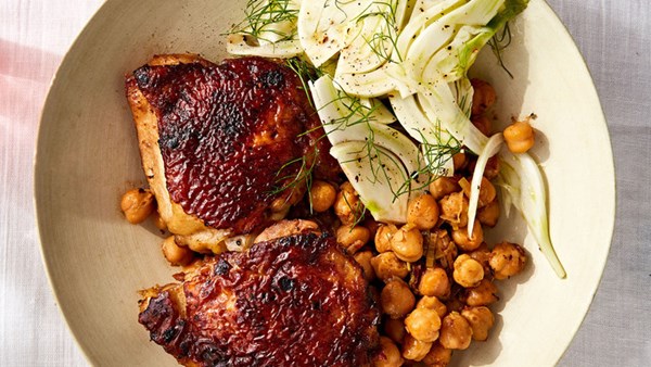 Chicken with sundried tomato & chickpeas