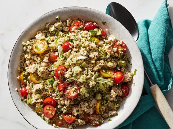 Chicken with tabbouleh