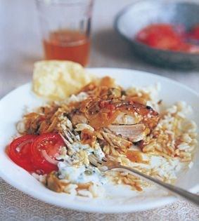 Chicken with whole spices