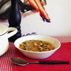 Chickpea & leek soup (Minestra di ceci e porri)