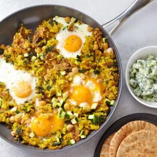 Chickpea & potato hash