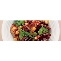 Chickpea and beetroot salad 