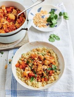 Chickpea and cauliflower tagine