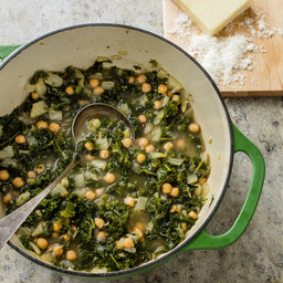 Chickpea and kale soup