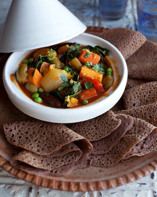 Chickpea and kale wat