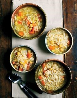 Chickpea and pasta soup (Pasta e ceci)