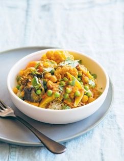 Chickpea and vegetable curry