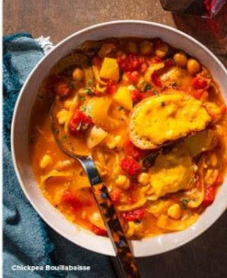 Chickpea bouillabaisse